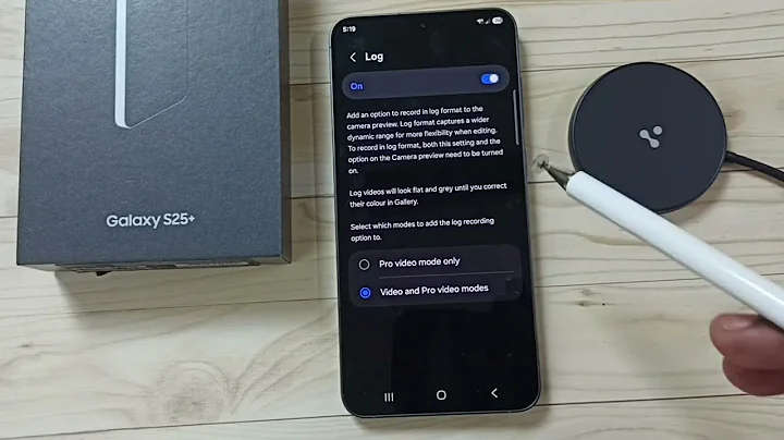 Samsung Galaxy S25/S25+/S25 Ultra | How to Record Video with Log Format Enabled for video editing