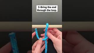 How to Tie Two Half Hitches Knot #shorts