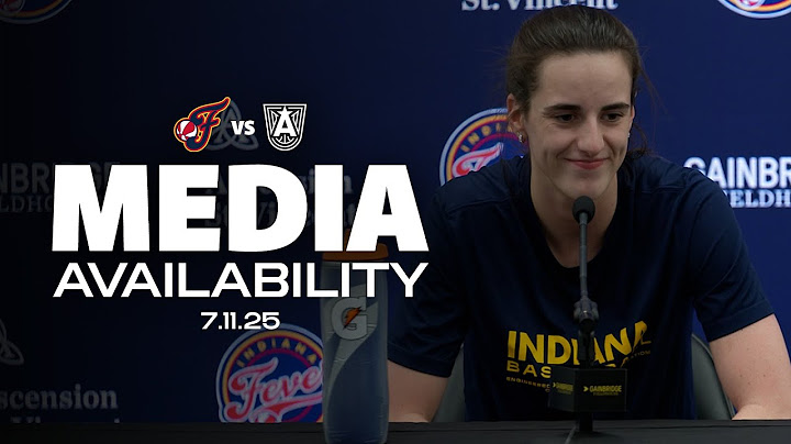 Caitlin Clark Pregame Media Availability vs. Atlanta Dream | July 11, 2025