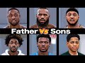 What If NBA Legends Face their Own Kids in an Epic 3v3 Showdown on NBA 2K23