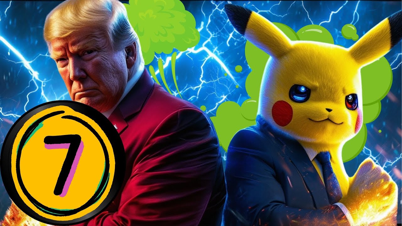 Trump Pwikachu Donald Trump 2024 Pikachu Music Video F/ 7 Funny Fart Sound Effects ...