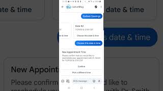 Rcs Appointment Reminder Demo
