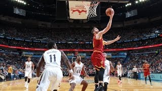 Kevin Love at Pelicans (23/01/2017) - 22 Pts, 16 Rebs, 6 Assists!