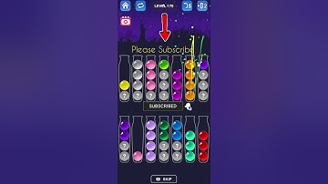 Ball sort puzzle level 170