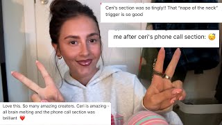 ASMR- Making a custom video for Mumma Mic🤍 (nape of the neck, phone call, measuring etc.) 