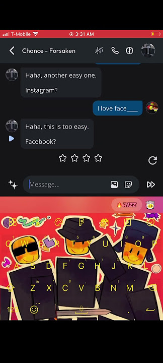 I LOVE YOU!? 😱😱 #characterai #character #ai #cai #chance #forsaken #roblox #robloxforsaken #funny