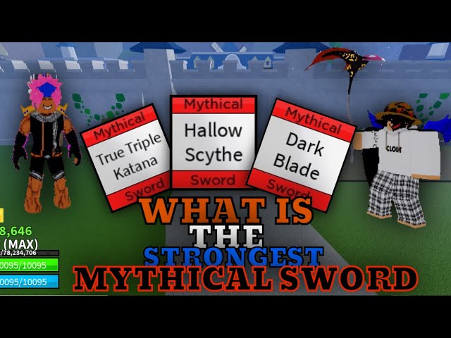 i finally got all of my swords upgraded (btw i know im missing: dark blade,  hallow scythe and ttk) : r/bloxfruits