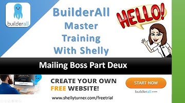 Master BuilderAll with Shelly Turner:  Mailing Boss Part Deux