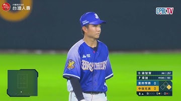 05/28 富邦 VS 中信 八局上，富邦一出局攻占得點圈，後續打者沒能延續攻勢，比數仍舊沒有變動