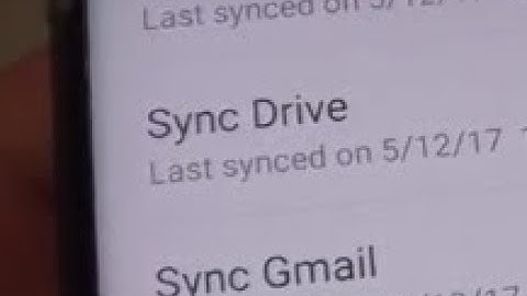 Samsung Galaxy S8: How to Enable / Disable Google Drive Syncing