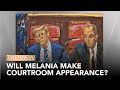 Will melania make courtroom appearance  the view