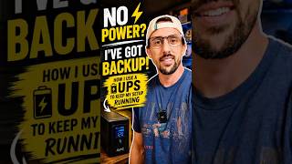 Power outage? My UPS keeps my 3D printers running without missing a beat. ⚡🔋