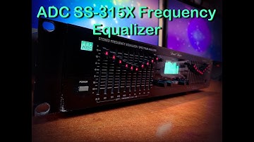 ADC SS-315X Vintage Stereo Frequency Equalizer Testing