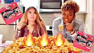 Spicy Noodle Challenge with my Bestfriend!! 🔥🔥🔥