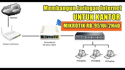 Membangun Jaringan Internet di kantor menggunakan Router RB-951Ui-2HnD