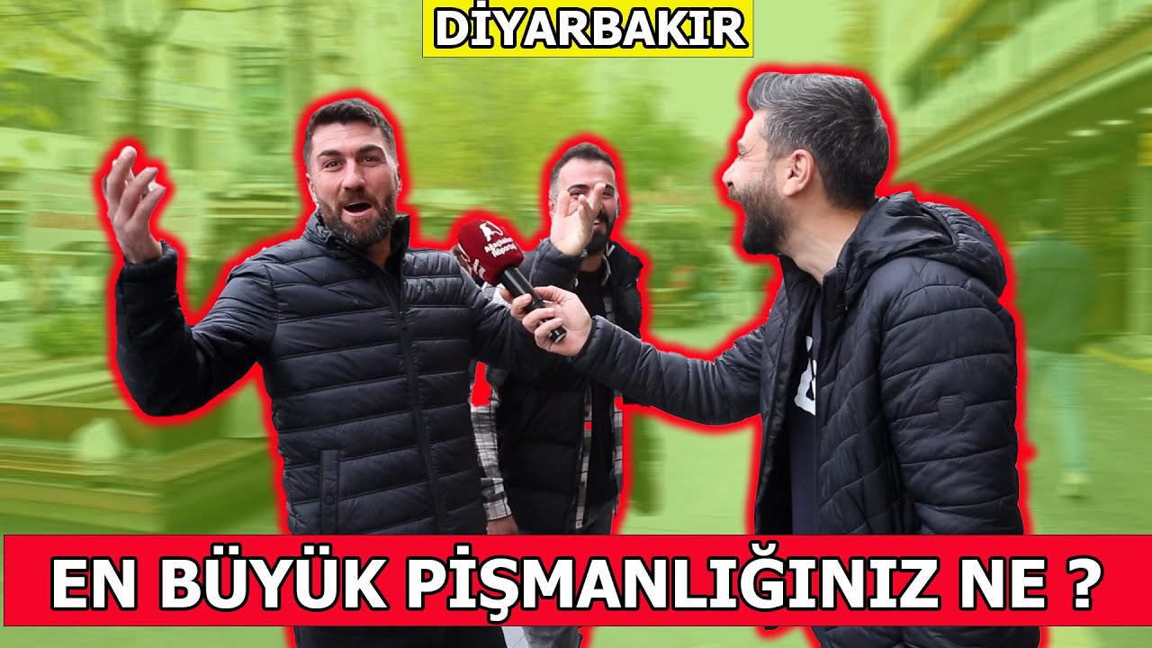 DİYARBAKIR HALKINA SORDUK; EN BÜYÜK PİŞMANLIĞINIZ NE ?