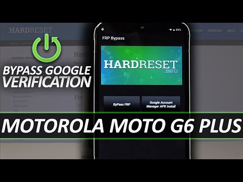 How to Bypass Google Verification in MOTOROLA Moto G6 Plus - Remove Factory Reset Protection