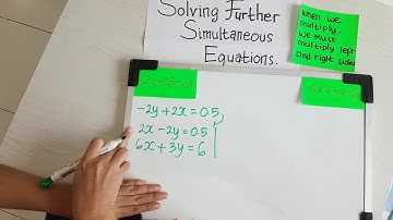 Further Simultaneous Equations Part#3