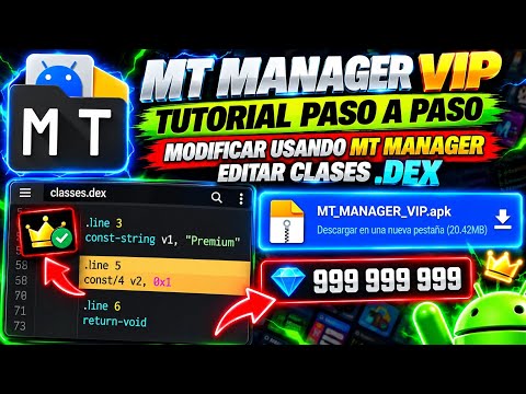 MT Manager VIP Tutorial || Modifying Using MT Manager || Edit Classes.dex