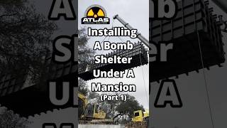 Installing a 1,100 sq. foot bunker under a Mansion! 💪 #bunker #prepper #shtf #survival #bombshelter