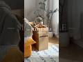 Esta mesita auxiliar delgada ahorra espacio en su hogar con facilidad. #SlimTable #SpaceSaving