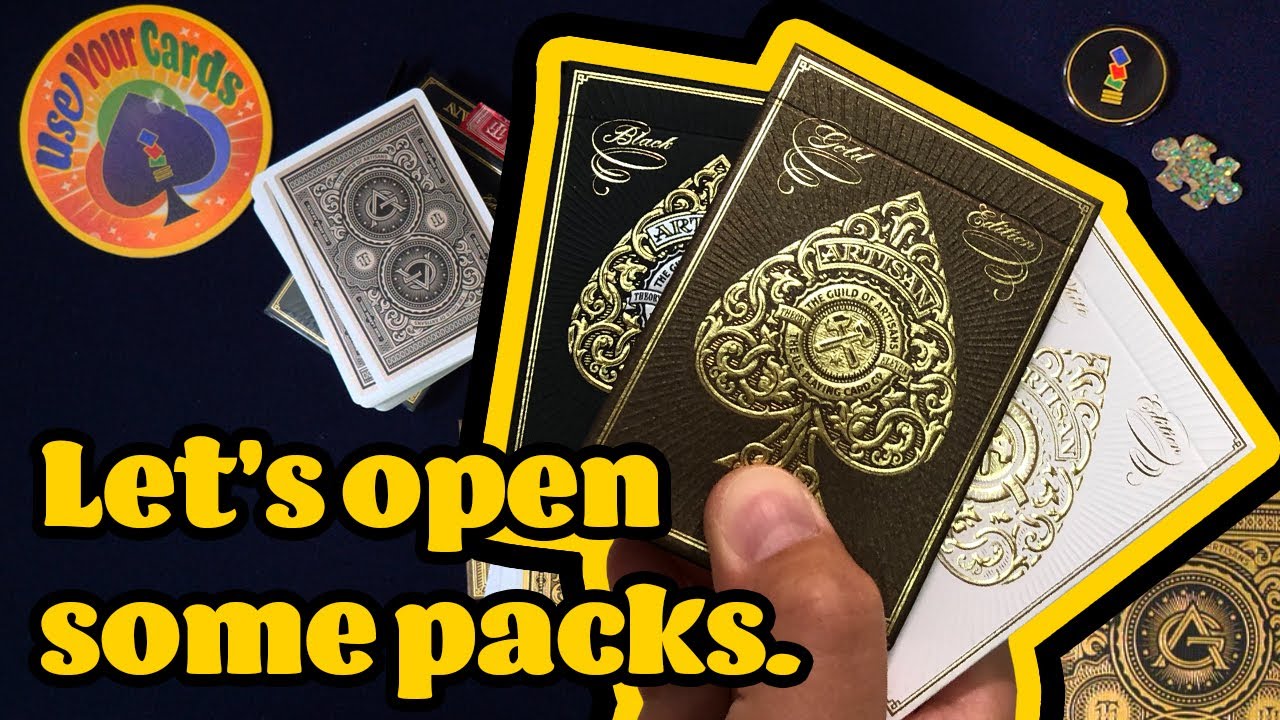 Открываем все колоды игральных карт Theory 11 Artisan! Отлично подходит для магии и карточных игр.