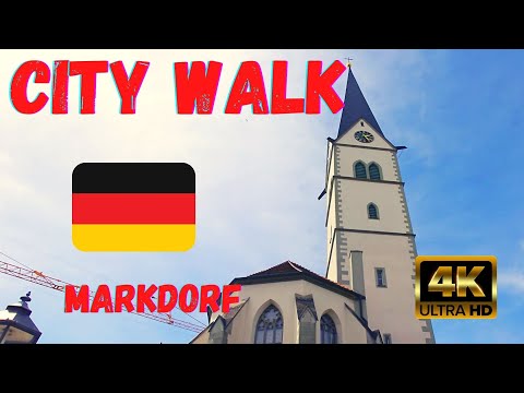 Markdorf - City Walking Bodensee 🇩🇪 ✨ [4K HDR ASMR] April 2022