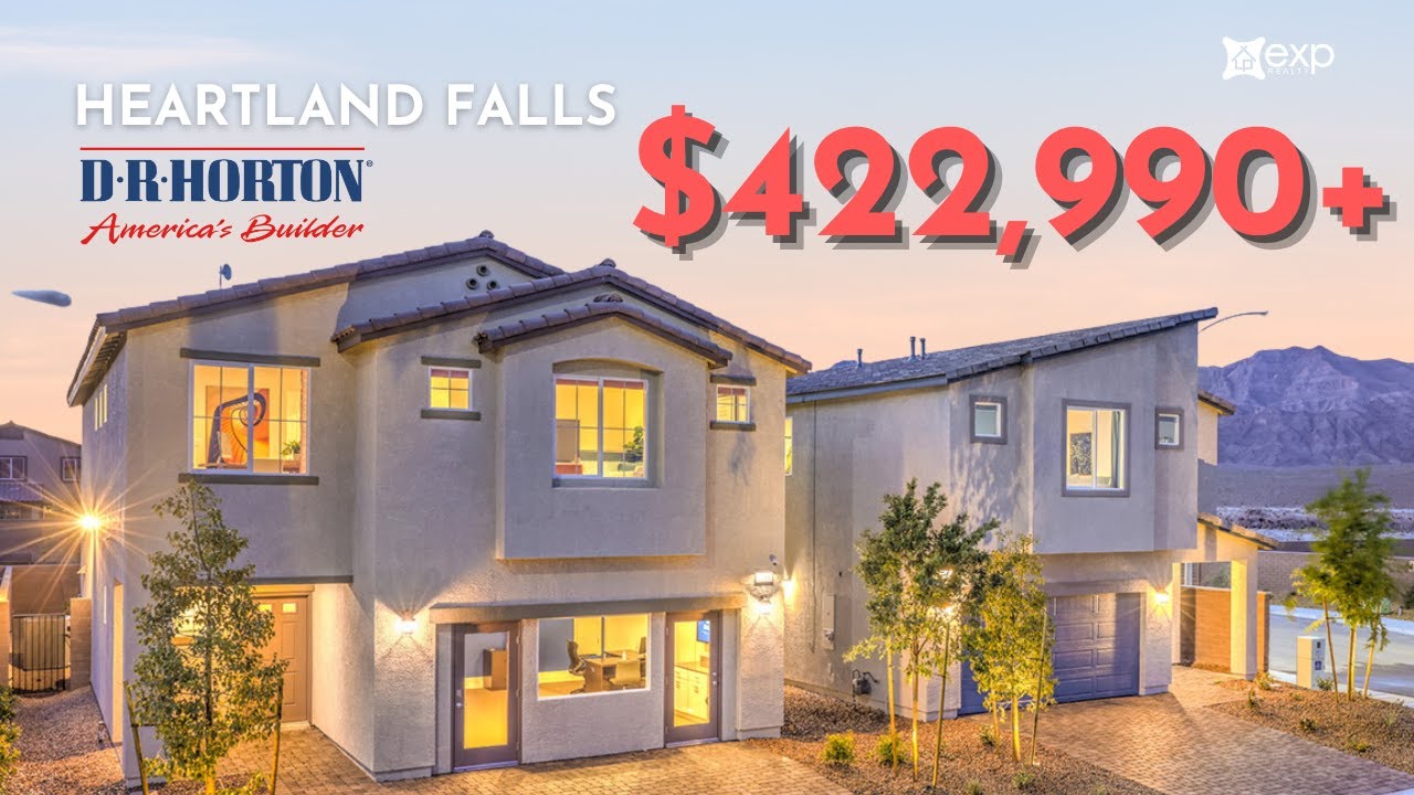 New Home For Sale Las Vegas DR Horton Heartland Falls Plan 2433 & Plan