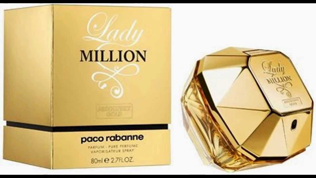 lady million absolutely gold by paco rabanne 80ml EDP 248699301 - YouTube