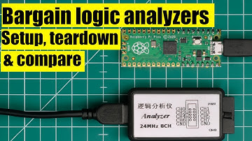 Bargain logic analyzers: setup, teardown and comparisons.