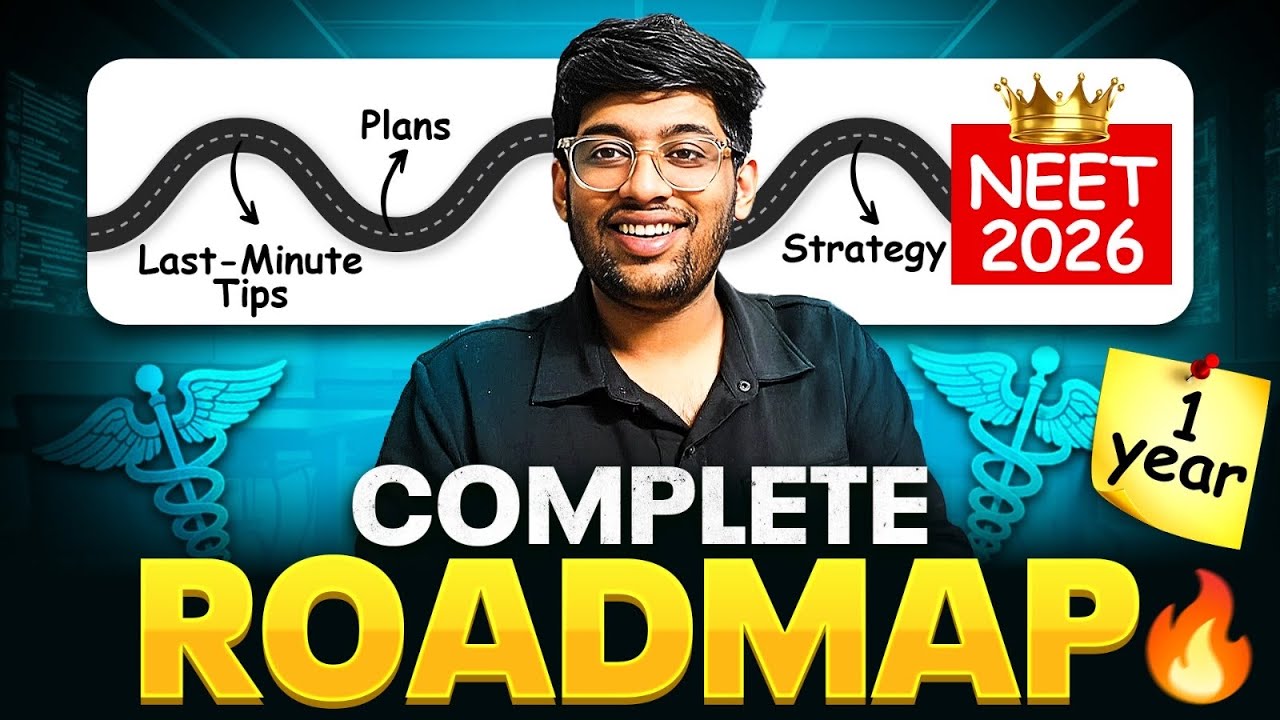 NEET 2026 : Complete Roadmap🩺| 1 year Plan | 650+ marks - YouTube