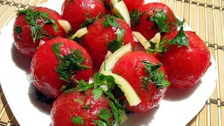 Маринованные помидоры без кожицы / Вкуснейшая закуска Маринованные помидоры без кожицы / Вкуснейшая закуска