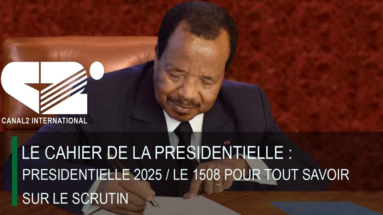 LE CAHIER DE LA PRESIDENTIELLE : PRESIDENTIELLE 2025 / LE 1508 POUR ...