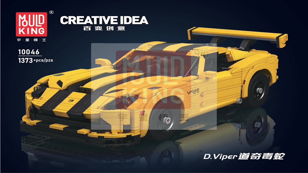 Mould King 10046 Dodge Viper – Building Instructions (Step-by-Step