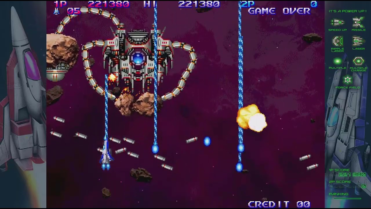 グラディウス オリジン コレクション 沙羅曼蛇III60週(1～3面) - YouTube