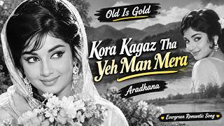 My Heart Was Like a Blank Paper ❤️ | Lata Mangeshkar, Kishore Kumar | 4K Video Song | Old Is Gold