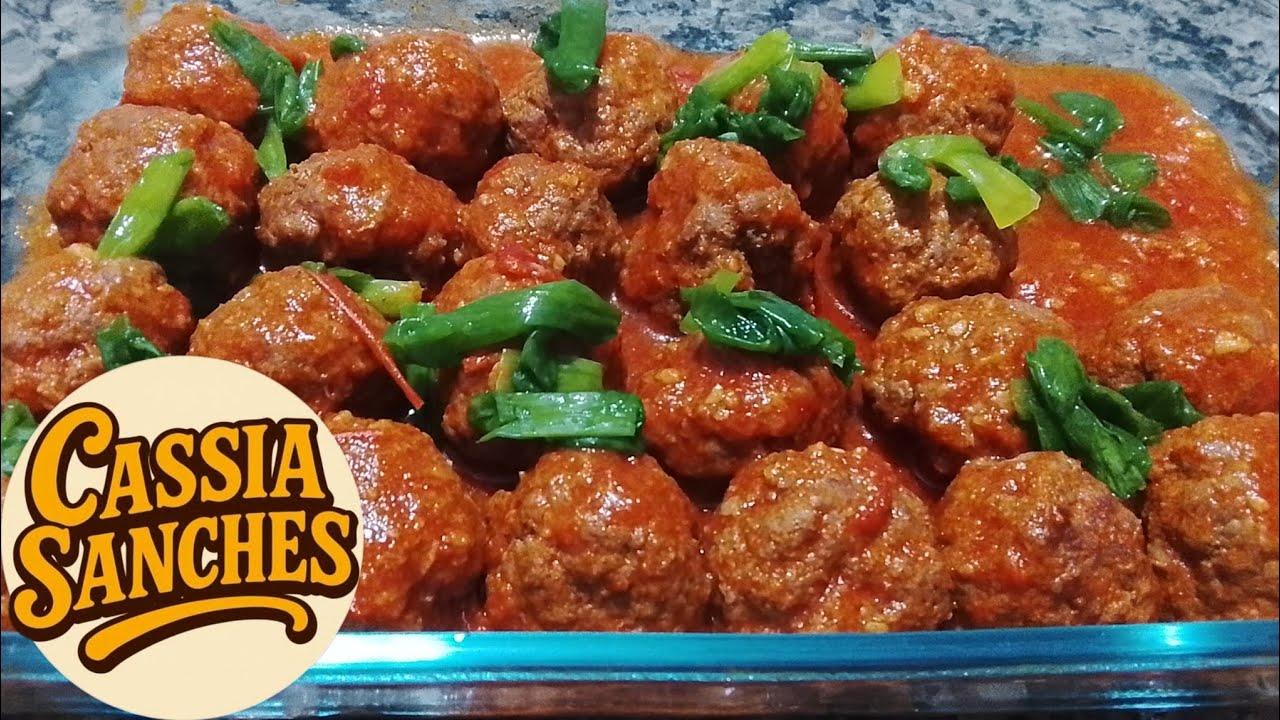 ALMÔNDEGA DE CARNE MOÍDA | RECEITA SABOROSA ️ - YouTube