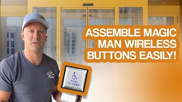 How to Assemble Wireless Handicap Buttons | Magic Man Door Controls HD500 Series