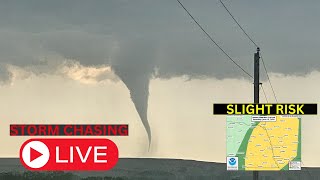 🔴 LIVE | Storm Chasing: Storms Capable of Tornadoes in Nebraska/Iowa!
