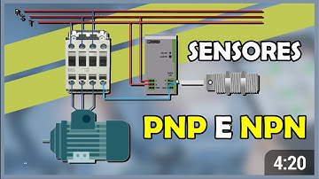 Como instalar sensores PNP e NPN
