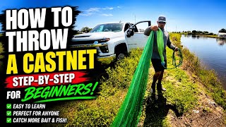 How to Throw a Cast Net for Beginners | Step-by-Step Tutorial (Anyone Can Learn!)