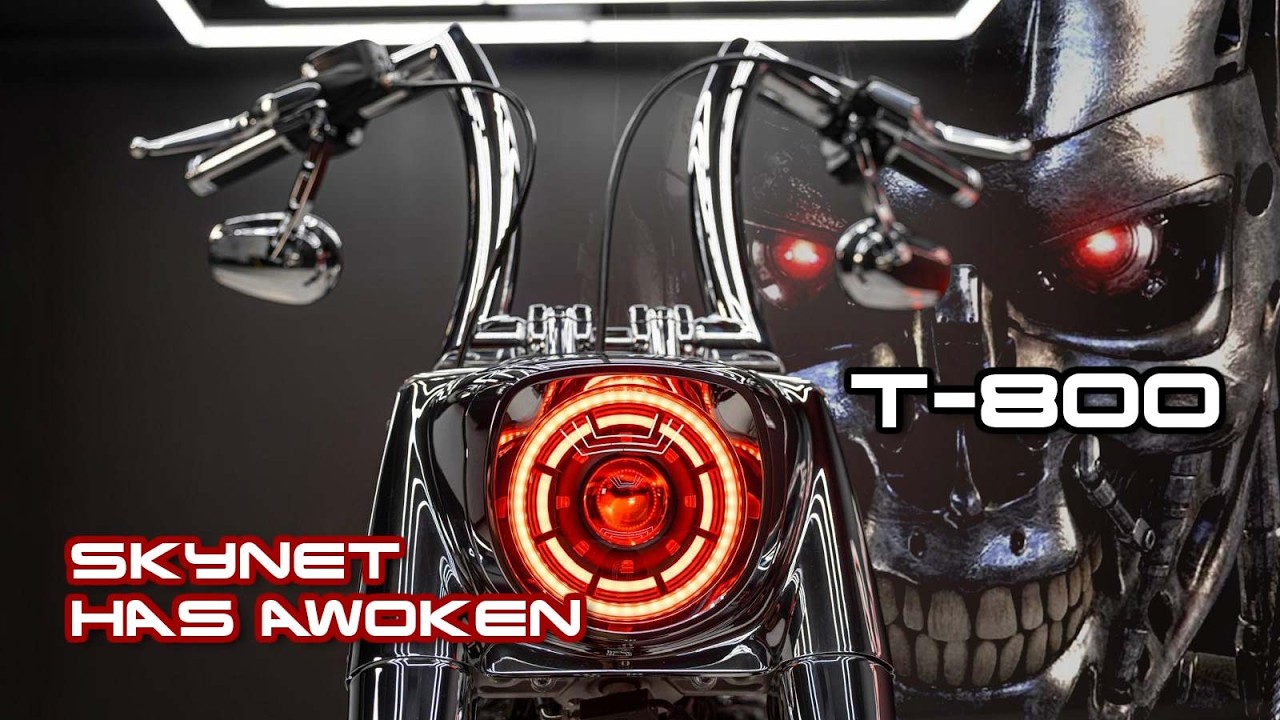 We Built The Terminator's Custom Harley Davidson! - YouTube