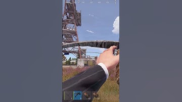 OUR ZIPLINE FARMER BETRAYED US.. -Rust #rust #shorts #funny