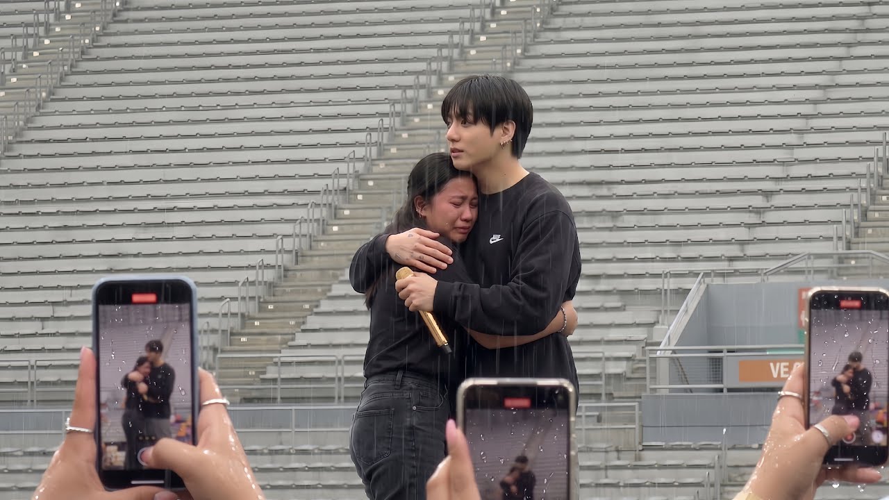 FINAL SOUNDCHECK?! BTS's Jungkook's Moment at Estadio GNP Seguros