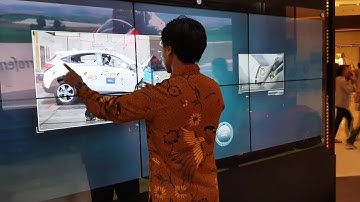 Kinect Touchscreen Display @Honda Gallery