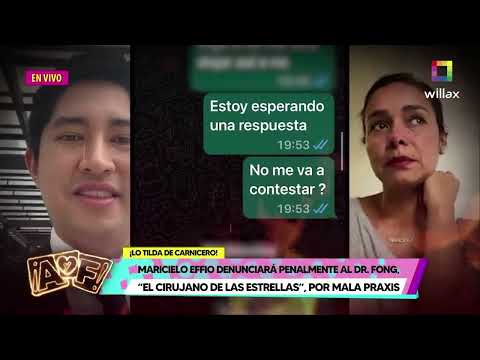 Amor y Fuego - JUN 20 - MARICIELO EFFIO DENUNCIARÁ PENALMENTE AL DR. FONG, POR MALA PRAXIS | Willax