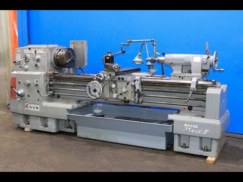 21 28 x 60 MAZAK GAP BED LATHE MODEL MARK II, S N 34407W
