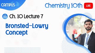 10th Chemistry Live Lecture 7, Ch no 10, Bronsted-Lowry Concept