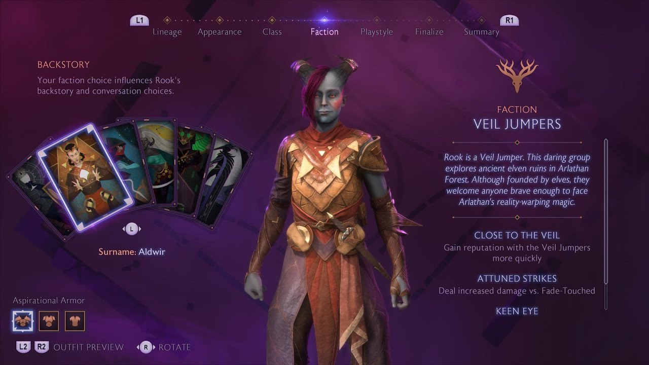 Dragon Age The Veilguard Veil Jumper Walkthrough Creation Part One