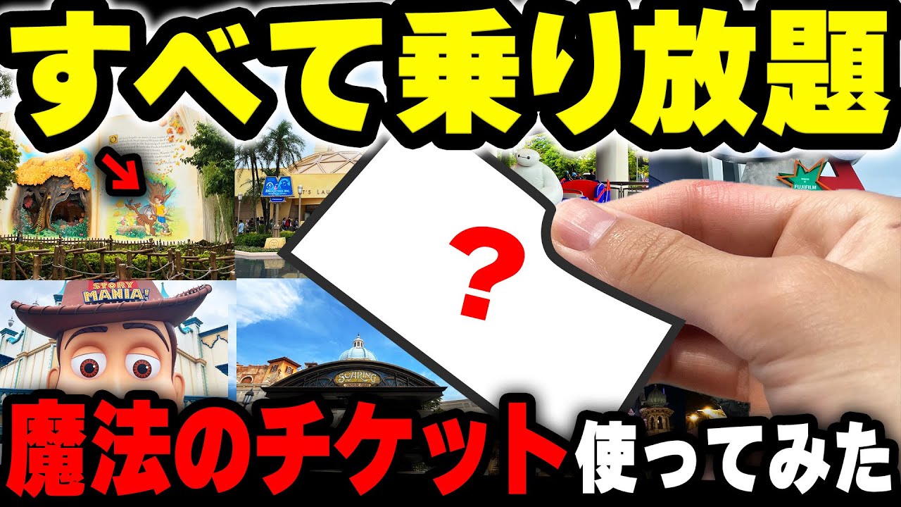 【vlog】ディズニー人気アトラクション全て乗り放題になる魔法のチケットが最高すぎた...